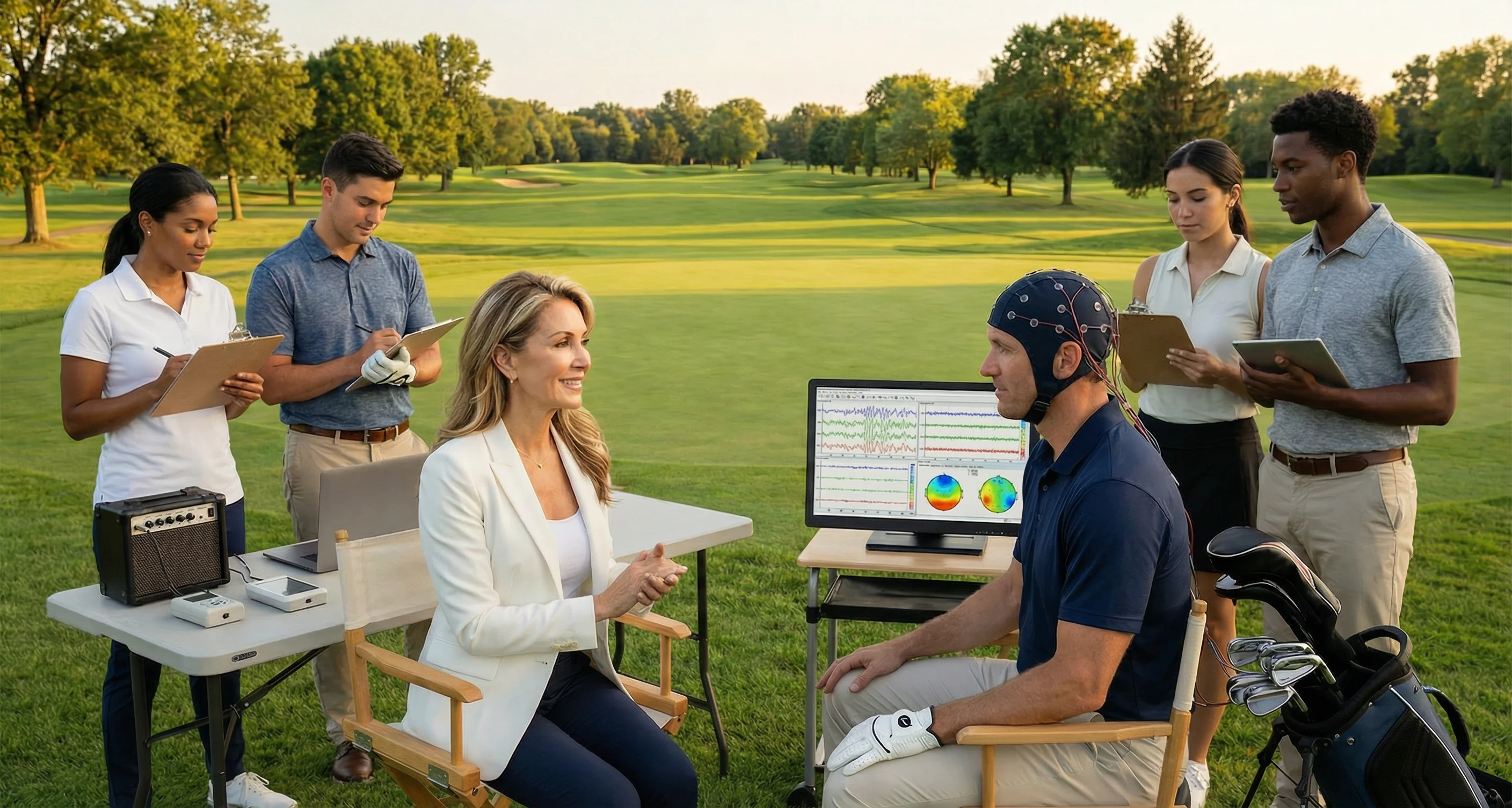 Golfer neurofeedback